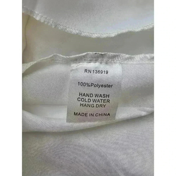 Trish Scully Girl's Size 14 White Tulle Midi Flower Girl Bridesmaids Gown - Picture 4 of 8